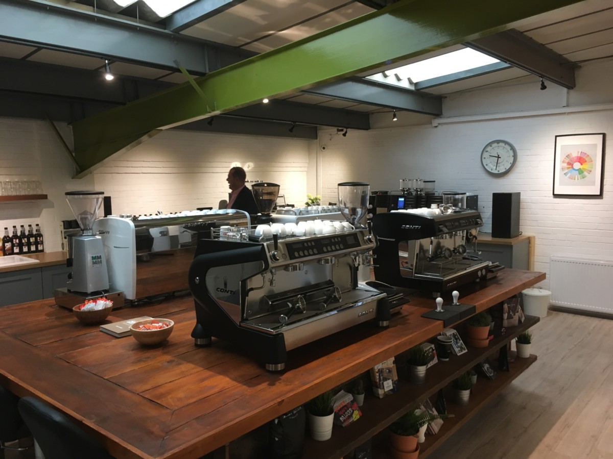 Caffeine simplifies equipment specification with demo coffee shop