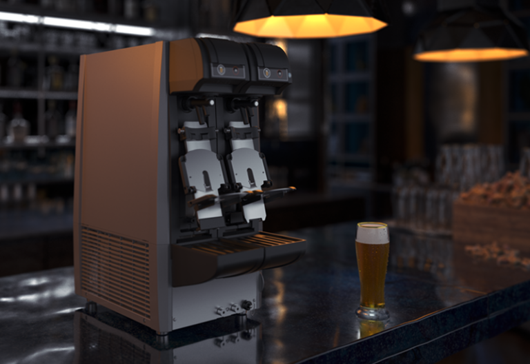 EQUIPMENT INNOVATION Automated draft beer dispenser speeds up