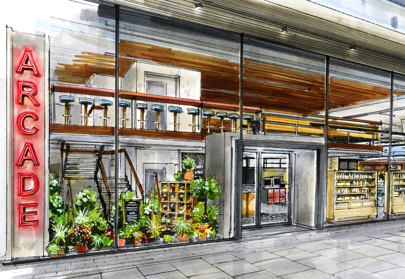 Eight kitchens planned for landmark food hall opening in London