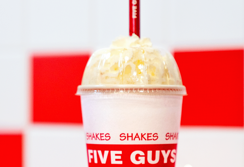 Five Guys launches ‘pigs in blankets’ milkshake in latest menu